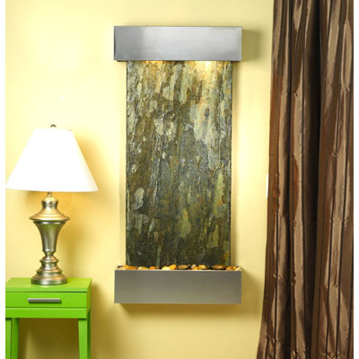 Cascade Springs Natural Stone Fountain with Light