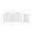 Cambridge 72.25'' Double Bathroom Vanity with Carrara Quartz Top-1350377190-1350377191
