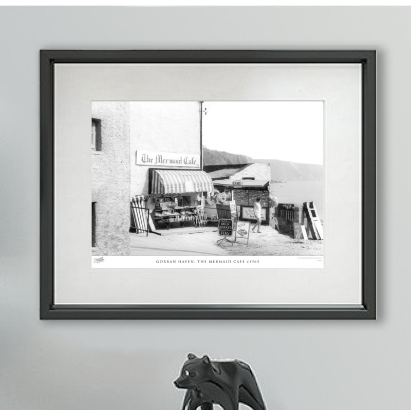 Gorran Haven, The Mermaid Cafe C1965 - Single Picture Frame Print, 60cm H x 80cm W x 2.3cm D
