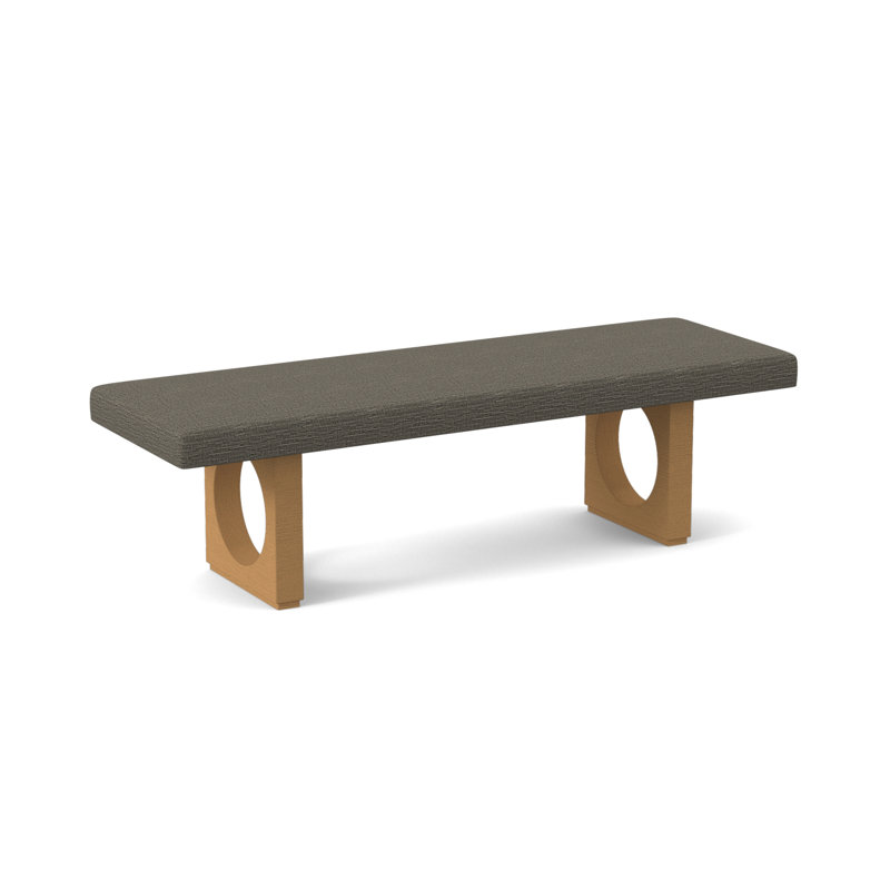 Void Upholstered Bench, Amber, Libby