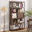 Nut-brown Solid  Wood Display Cases-121309558