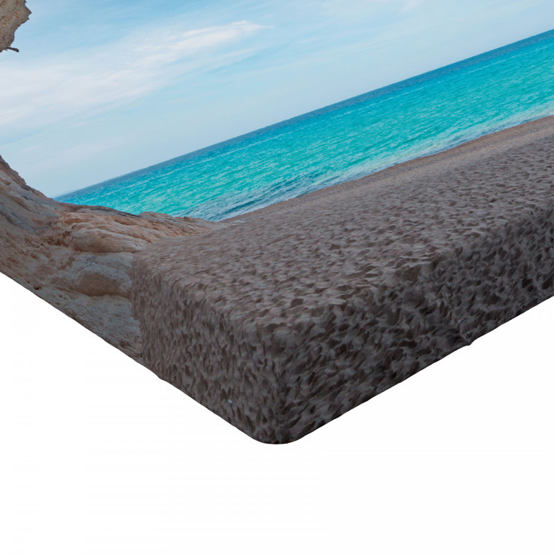 Drap-housse motif cachemire naturel cave, Simple TG