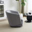 Daurenbek Upholstered Swivel Armchair