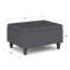 Harrison 34"W Upholstered Coffee Table Storage Ottoman with Tufted Lift Top