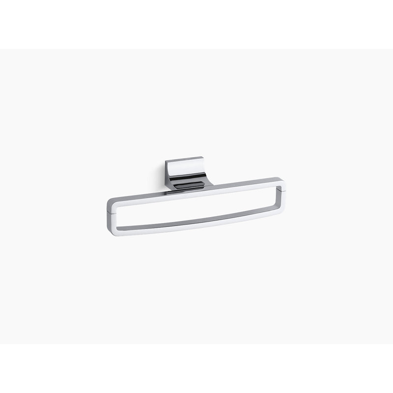 Loure Wall Mounted Towel Ring, Polished Chrome