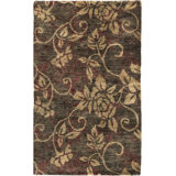 Scarborough Jute / Sisal Floral Area Rug