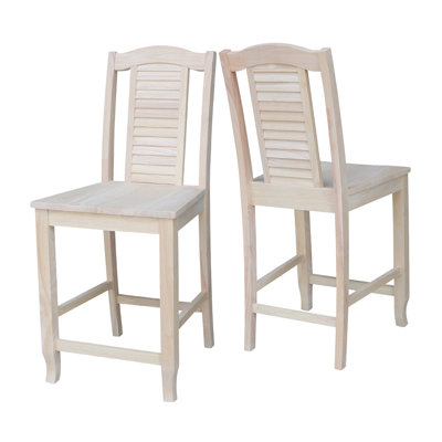 Aveanna Solid Wood 24" Counter Stool