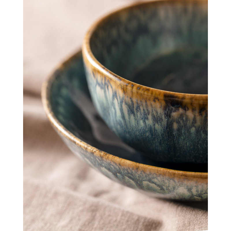Ensemble de 6 assiettes en céramique Dilesh