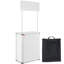 Table de comptoir de promotion, table de présentation portative 30,91 po x 14,96 po x 71,46 po