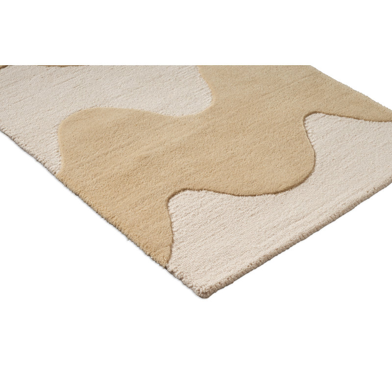 Lokki Black | 133905, Butter, Runner 2' x 8'
