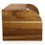 Bread Storage Box in Acacia Wood with Clear Rolltop Lid