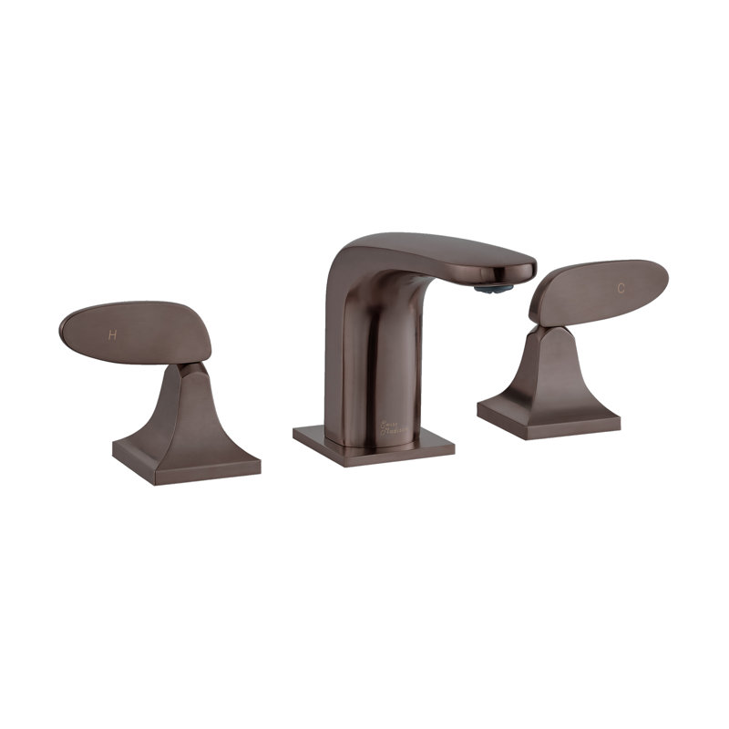 Robinet pour salle de bain à 2 poignées à deux poignées Château Château, Bronze huilé