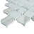 Natural 12.01 in. x 12.21 in. Arabesque Polished Marble Mosaic Tile-98618508