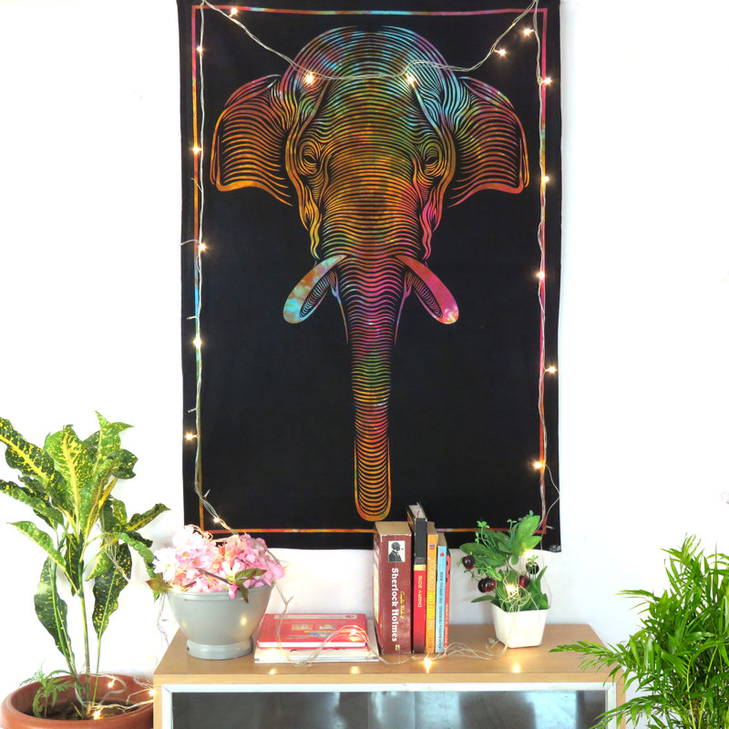 Tapisserie hippie en coton