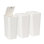 Poubelle à couvercle en plastique 2,6 gallons (ensemble de 3)