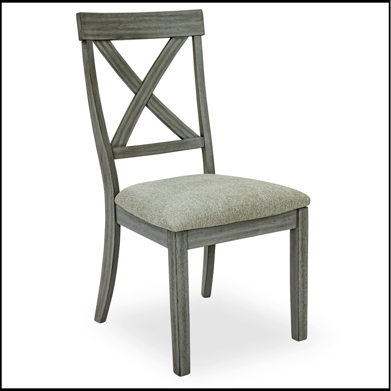 Magnifiques sièges rembourrés gris, ensemble de 2 chaises rembourrées pour une expérience de repas moderne et confortable