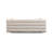 Julianna Cream Textured Fabric Bench-1893246533