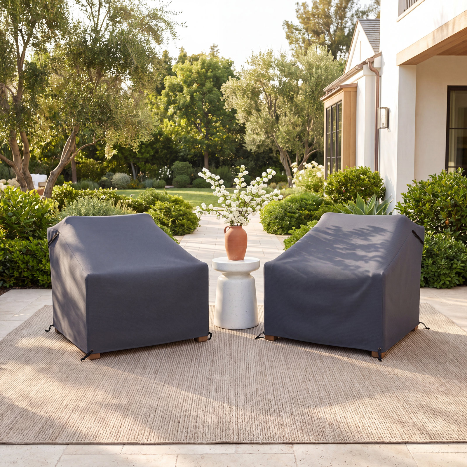 Melrose Teak Outdoor Lounge Chair Cover