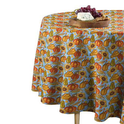 Mcclelland Sunflower Harvest Round Tablecloth
