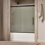 Pleat Frameless Sliding Bath Door-374430823