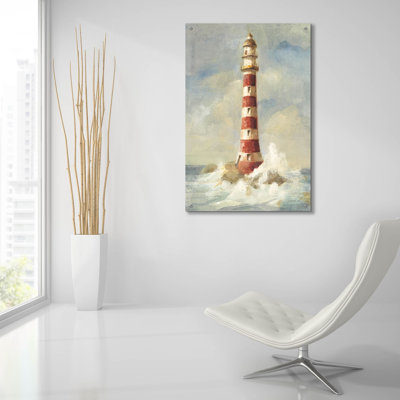  «Phare 2» par Danhui Nai, art mural en verre acrylique, 24 po x 36 po