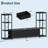 TV Stand Dresser for 75 Inch TV, Large Entertainment Center with Fabric Drawers & 4-Tier Storage Shelves-762818739