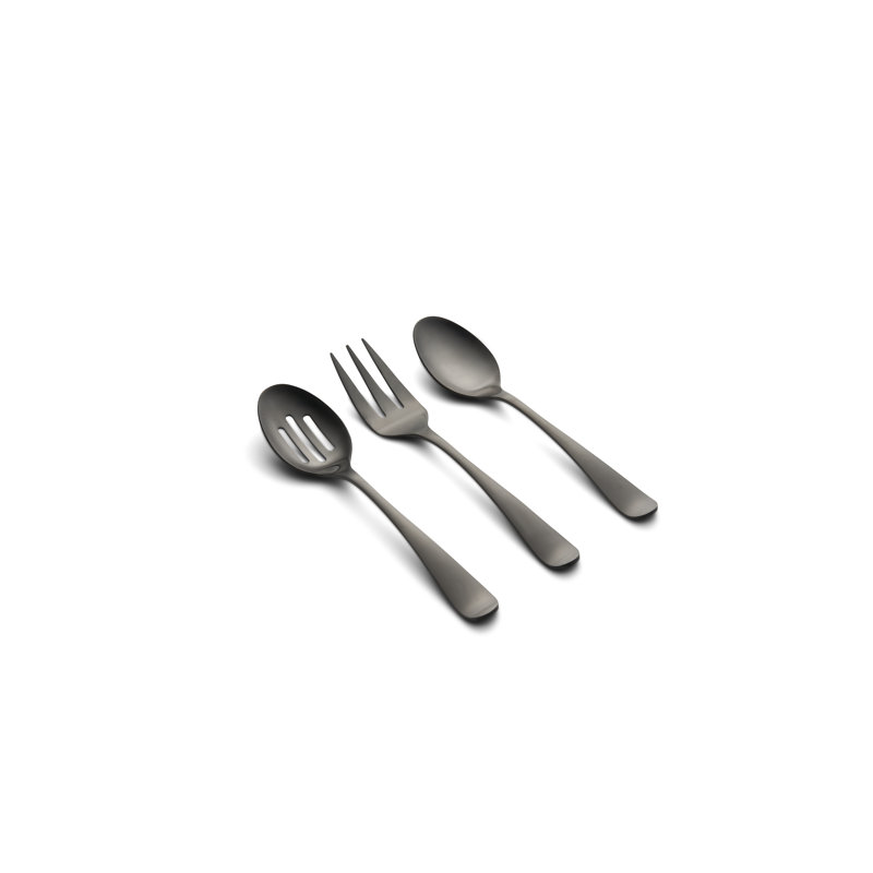 Rhiannon 3-Piece Hostess Set, Black