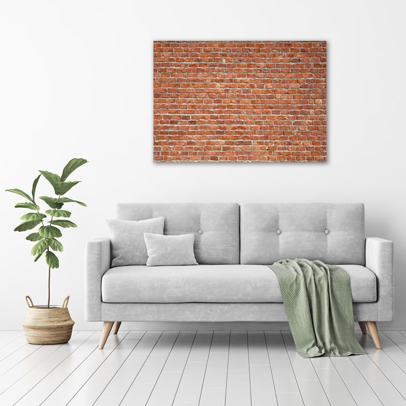 Brick Wall - Wrapped Canvas Print