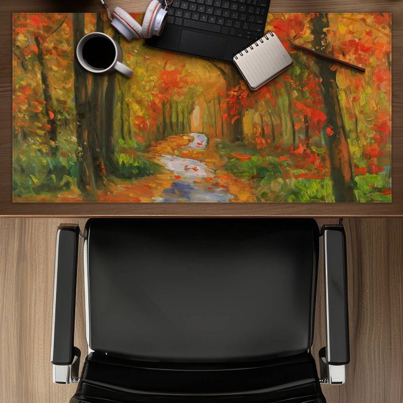 Autumn trail - 15.75"x31.50" Desk mat