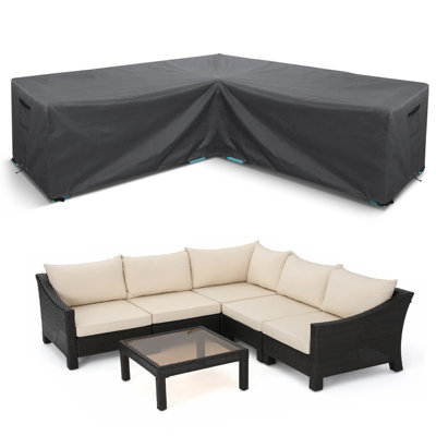 Housse imperméable pour canapé modulaire de patio