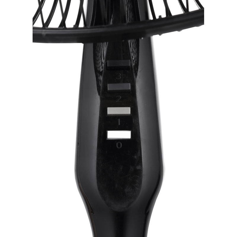 Seasons Comfort 18" Black Pedestal Oscillating Floor Fan