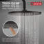 Ensemble de robinet de baignoire et douche rond à fonction simple Modern Raincan, ensemble de garniture de valve, pomme de douche à pluie-94088347