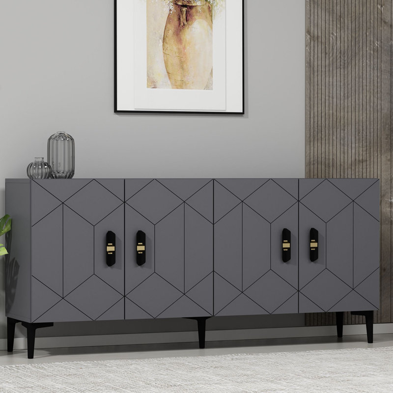 Olivia 150cm Console Table, Grey