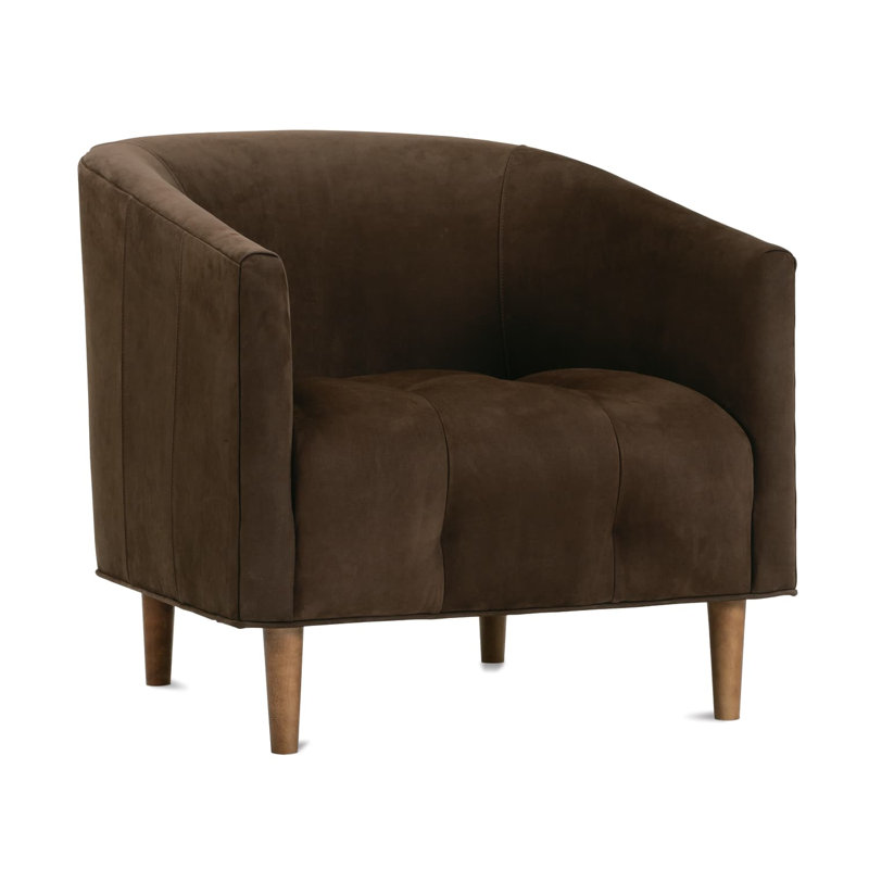 Pate Dark Chocolate Leather Chair