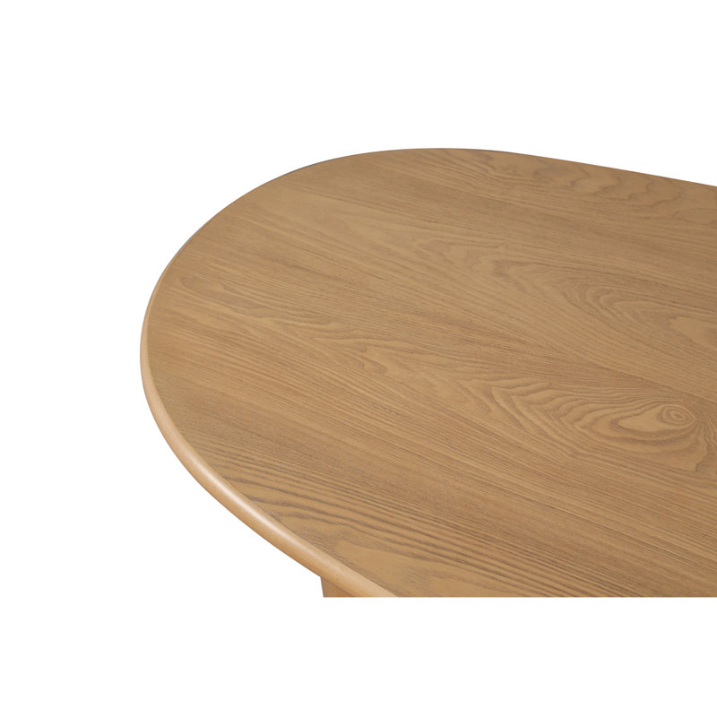 Table basse de table effilée 51 po (bois naturel), Bois naturel