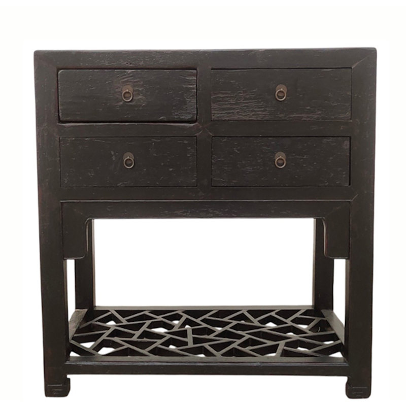 36.8 in. Solid Wood Console Table