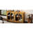 Arched 4-Door Sideboard Buffet, Adjustable Shelves, Retro Look, Natural Wood, Home Essential Sideboard, Stable And