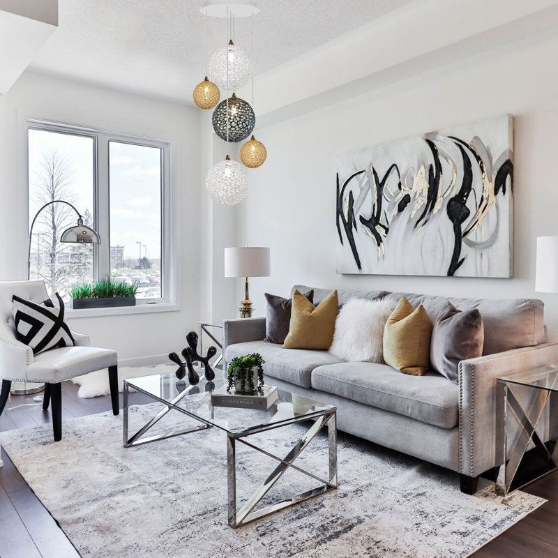 Napa 5 Pendant Lights, Satin Nickel