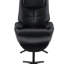 Fauteuil d'appoint pivotant avec repose-pieds Motion