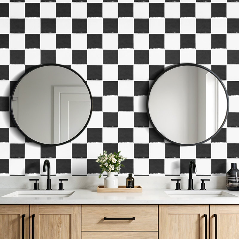 No Subject Wall Decals, White/Black