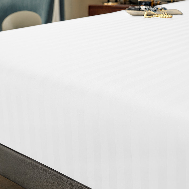Microfiber Luxury 40cm Deep Fitted Sheet, Kingsize (5'), White