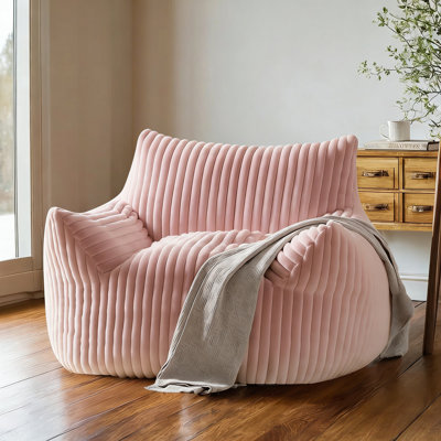 Compression Lazy sofa living room bedroom single sofa chair corduroy fabric sofa
