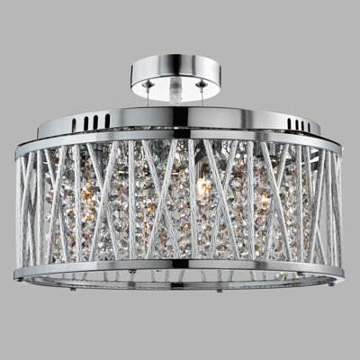 Plafonnier semi-encastré 5 lumières 15,75 po Ashlynn
