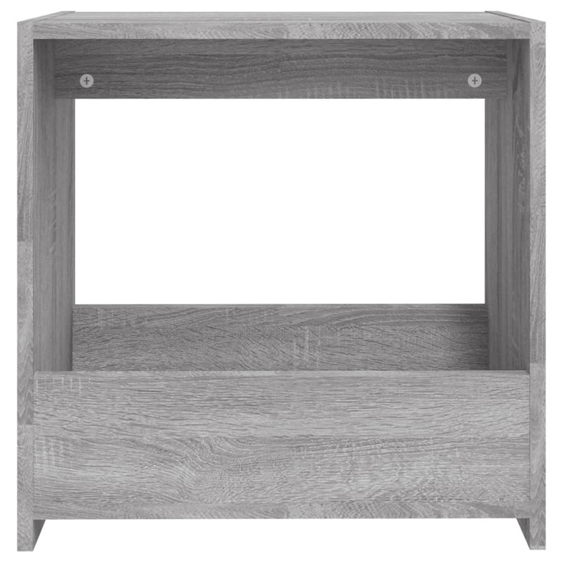 Goben Side Table, Brown Oak, Brown Oak