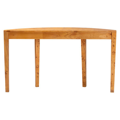 Console en bois naturel