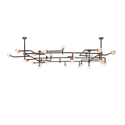 PipeDream 28 - Light LED Chandelier