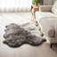 Tapis gris en peau de mouton Bershire-70771034