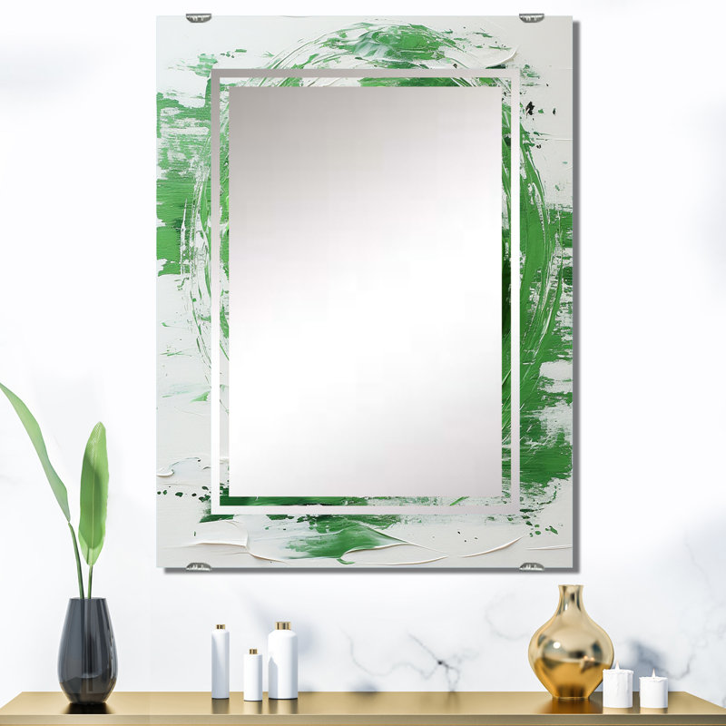 Santangelo - Abstract Collages Wall Mirror Decor MIR138002, 40" x 30"