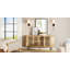Ensemble de commode 3 pièces avec tables de chevet style Mid-Century-748294586