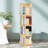 Shaliek H50.4" 4-Tier Floor Standing Rotating Bookshelf